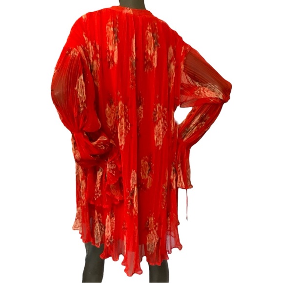 NWT Free People Red High Low Top - Picture 6 of 10